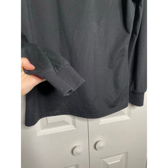 Mofiz Womens Black Long sleeve Polo Athletic Top Size Small - Picture 5 of 5